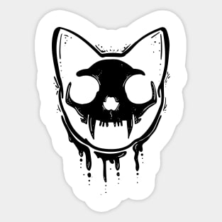 KittySkull Sticker